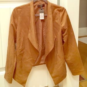 NWT Faux suede Mossimo jacket